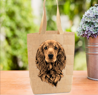 Cocker Spaniel Tote Bag, Dog Bag, Personalised Tote Bag